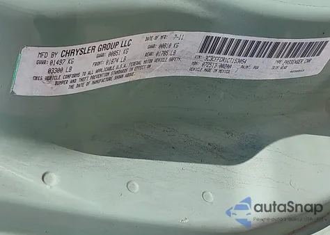 2012 Fiat 500 Lounge from USA, damaged, VIN 3C3CFFCR1CT153054